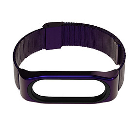 Dây đeo thay thế cho Xiaomi Miband 3 và 4 MB07 dây sắt (Hàng nhập khẩu)
