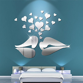 Mua Decal trang trí dán tường 3D sáng tạo cao cấp (M3) trái tim