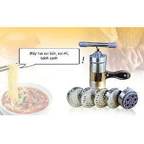 Máy Làm Bún Tươi Mini, Dụng Cụ Làm Mì Bún Cầm Tay, Tạo Sợi Udon, Sợi Phở