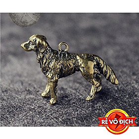 Mua Tượng Chó tuổi Tuất bằng đồng mini- Trang trí bàn  xe hơi  vật phẩm phong thủy  móc treo chìa khóa loại đẹp giá rẻ