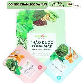 Combo thảo dược chăm sóc da mặt Dalahouse - 30gr - Trải nghiệm cảm giác chăm sóc da từ thảo dược thiên nhiên sấy lạnh cực kỳ an toàn