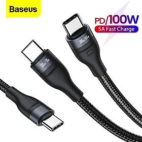 Mua Cáp Sạc Nhanh 2 Đầu Type C To Dual Type C Baseus Flash Series ( Hàng Chính Hãng)
