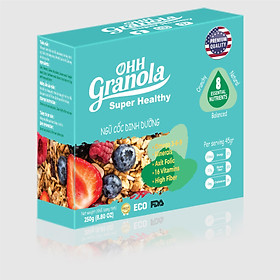 Ngũ Cốc Ăn Sáng Dinh Dưỡng Dòng Super HealthyMix Trái Cây Sấy Nhập Khẩu