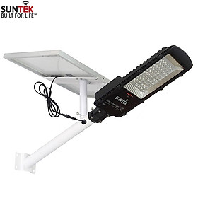 Đèn Đường Năng Lượng Mặt Trời SUNTEK LED Solar Street Light S6 135W - Chiếu sáng liên tục 30-32 giờ | Tuổi thọ 7-8 năm | Chống Nước/Bụi/Sét | Tự động Bật/Tắt | Điều khiển Từ xa - Hàng Chính Hãng - Bảo hành 3 năm 1 đổi 1