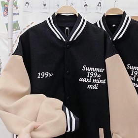 Áo Khoác Bomber Nỉ Dày Dặn 199x Unisex (ẢNH THẬT)