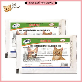 Men tiêu hóa cho chó mèo Biotic 5gr (Hỗ trợ đường ruột cho thú cưng)