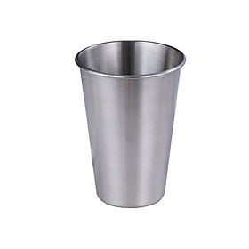 Ly Cốc Uống Nước Inox không gỉ Cao Cấp tiện dụng Thích hợp cho uống lọc nước ngọt,hay uống bia,sinh tố,Kích Thước 9 x 13cm - Cốc Inox không gỉ