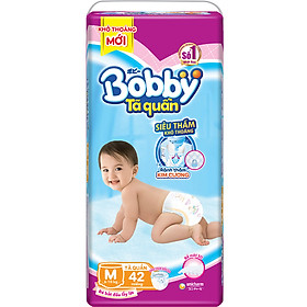 Tã Quần Bobby Siêu Thoáng M42 (42 Miếng)