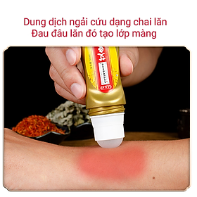 Dung dịch ngải cứu thảo dược dạng lăn.Gel ngải cứu cứu ngải giảm đau xương khớp 50ml