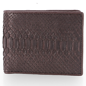 Ví Nam Da Trăn Huy Hoàng HT2303 (12.5 x 10 cm) - Nâu