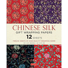 Hình ảnh sách Chinese Silk Gift Wrapping Papers