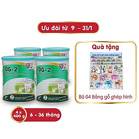 Combo 4 lon Sữa Dê DG-2 400g