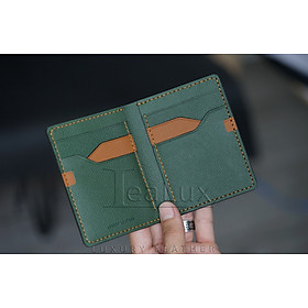 Ví Da Epsom Dáng Đứng Handmade Lealux Epsom Wallet 3