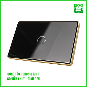 Mua Công Tắc Cảm Ứng Wifi Hunonic Hình Chữ Nhật Có Viền - Hàng chính hãng hunonic việt nam