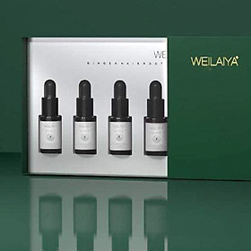 Huyết Thanh Weiliaya - Serum Mọc Tóc - Serum Weilaiya Tinh Chất Gừng (Set 4 chai, chai 5ml - có bán lẻ) - Sản Phẩm Chính Hãng