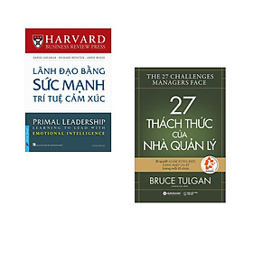 Combo 2 cuốn sách: Lãnh Đạo Bằng Sức Mạnh Trí Tuệ Cảm Xúc + 27 Thách Thức Của Nhà Quản Lý