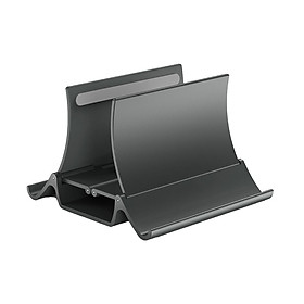 Vertical Laptop Stand Holder Desk Anti-slip Gravity Tablet & Phone Holder Space-Saving Desk Organizer Notebook Stand