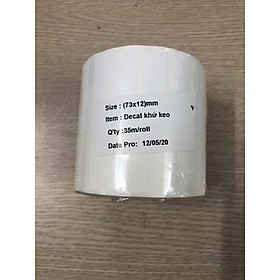 Mua Decal in tem vàng 73x12 (Khử keo)