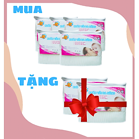 [MUA 5 TẶNG 2] Combo 5 bịch khăn vải khô đa năng KVB Sunbaby