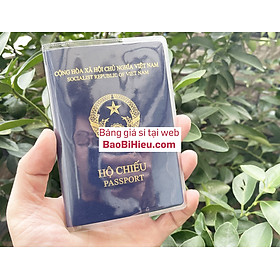 Combo 10 cái vỏ bao hộ chiếu (passport) dẻo trong có khe đựng vé máy bay và các thoại thẻ 10JV132