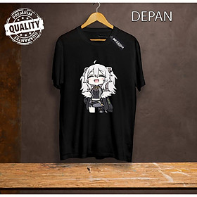 Áo thun in hình Shishiro Botan Kaos Tshirt Anime Hololive Vtuber thời trang nam giá rẻ