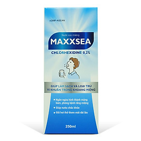 Bộ 3 Nước súc miệng Maxxsea giúp làm sạch khoang miệng, ngăn ngừa mảng bám, lọ 250ml