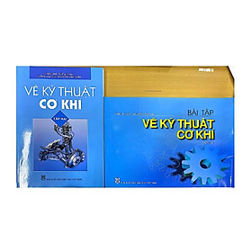 Sách - Combo Vẽ kỹ thuật cơ khí tập 2 + bài tập (DN)