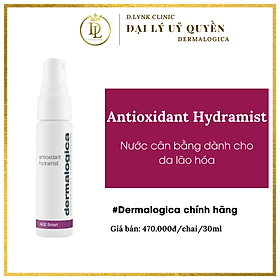Nước hoa hồng Tăng cường độ ẩm chuyên sâu cho làn da khô, thiếu ẩm Dermalogica Antioxidant Hydramist 150ml