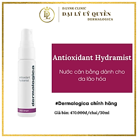 Nước Cân Bằng tăng cường độ ẩm chuyên sâu dành cho da khô & lão hóa Dermalogica Antioxidant Hydramist