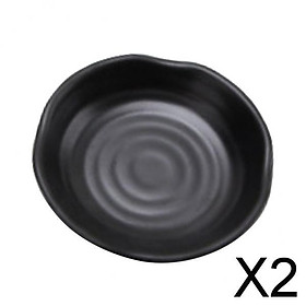 2x1Pcs Japanese Sushi Sauce Dip Bowl Snacks Nuts Plate Butter Bowl A