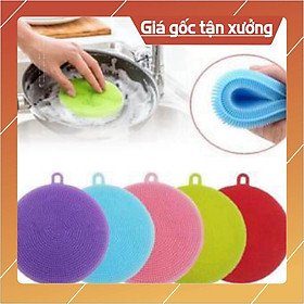Mua Sẵn hàng Miếng rửa bát silicon tiện dụng .