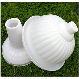 3 Chậu LY nhựa kèm ĐẾ tách rời, trồng hoa, cây cảnh, sen... Size2  Kt: 30x40