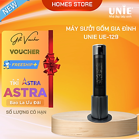 Mua Máy Sưởi Gốm Nóng Lạnh Đa Năng Tiêu Chuẩn Đức 10 Độ Tới 35 Độ UNIE UE-129 Cảm Ứng Và Remote Công Suất 2200W- Hàng Chính Hãng