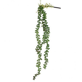 3X Artificial Flower String of Pearl Hanging Artificial Succulents Plants Green