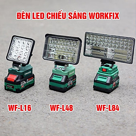 Mua Đèn LED pin Workfix 16 bóng - 48 bóng - 84 bóng - Sử dụng chân pin phổ thông PLUS - Bảo Hành Chính Hãg den pin siêu sáng