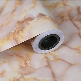 Mua 60cm*10m Giấy dán tường giả đá vân vàng M002