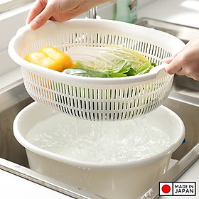 Mua Bộ rổ Oval 2 lớp Sanada Seiko 5.3L - Hàng nội địa Nhật Bản |#Made in Japan| |Nhập khẩu chính hãng