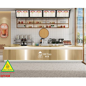 Mua Quầy tiếp tân  Quầy thu ngân  bàn thu ngân QTT438 - NỘI THẤT LẮP RÁP VIENDONGADV