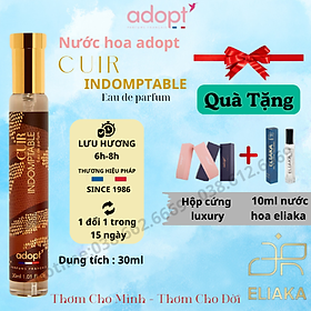 Nước hoa nam chính hãng Adopt' Cuir indomptable Hương Thơm Cá Tính, Bí Ẩn, Mạnh Mẽ Dung Tích 30ml