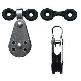 2pcs 25mm Stainless Steel Pulley Block for Kayak anchor trolley kits