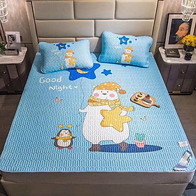 Mua Chiếu Điều Hòa Cao Cấp Loại 1Model 2020 Mẫu Gấu Trắng mã CDH204 gồm ( 1 Chiếu + 2 Vỏ Gối) Đủ Kích Thước từ 1m6 đến 2m2