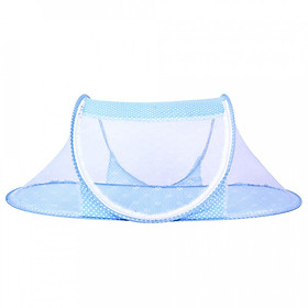 Mùng Nôi Di Động Chống Muỗi Cho Bé Xanh Dương (1.05 x 0.55m)