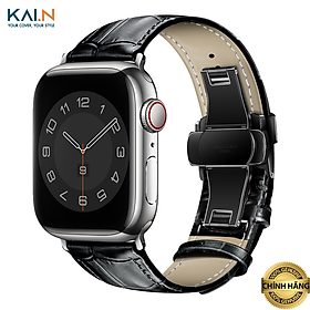 Dây Da Cho Apple Watch Ultra 2 / 1, Apple Watch Series 9-1/SE/SE 2022 , Da Bò Thật Cao Cấp, Kai.N Bamboo Leather_ Hàng chính hãng