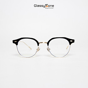 Hình ảnh Gọng kính cận, Mắt kính giả cận kim loại Form tròn Unisex Nam Nữ Yuta - GlassyZone