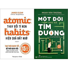 Combo Atomic Habits - Thay Đổi Tí Hon Hiệu Quả Bất Ngờ + Một Đời Như Kẻ Tìm Đường (Bộ 2 Cuốn)