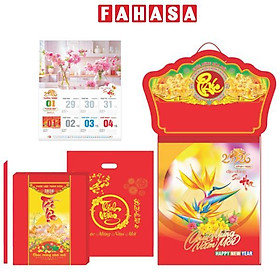 Lịch Bloc 52 Tuần - Dịu Dàng Sắc Hoa - Bảng Treo Metalize - 32 x 42 cm- TĐ49