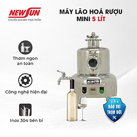 Hình ảnh Máy lão hóa rượu mini 5 lít NEWSUN làm già tuổi rượu thơm ngon - Hàng chính hãng