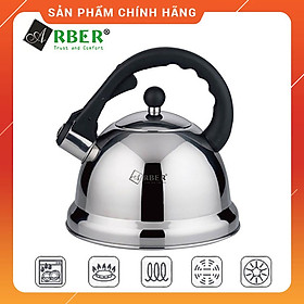 Mua Ấm Đun Nước Bếp Từ  Bếp Điện Arber AB - 03L Chất Liệu Inox 304 Cao Cấp An Toàn Tuyệt Đối Có Còi Báo Sôi