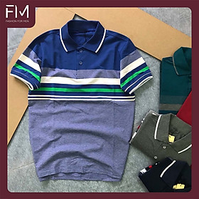 Áo Polo nam cổ bẻ ngắn tay, chất liệu cao cấp, thoáng mát, bền màu, thiết kế trẻ trung – FORMEN SHOP – FMPS054 - XANH BÍCH - XL