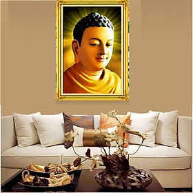Mua Tranh đá Phật Tổ Như Lai LV382 - kích thước: 50 * 70cm. (TRANH CHƯA LÀM)